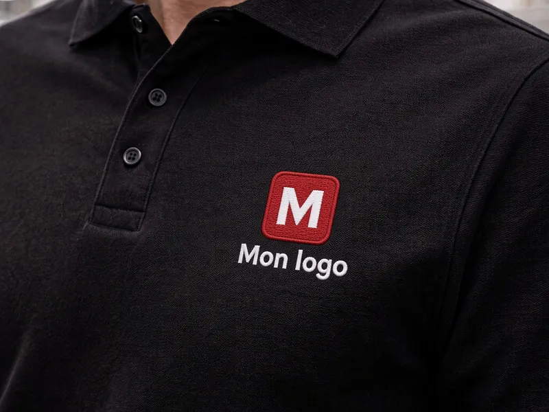 Embroidered polo shirt